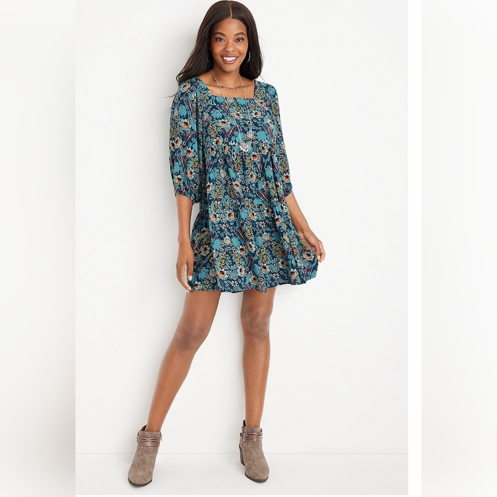 Maurices Balloon Sleeve mini dress XL